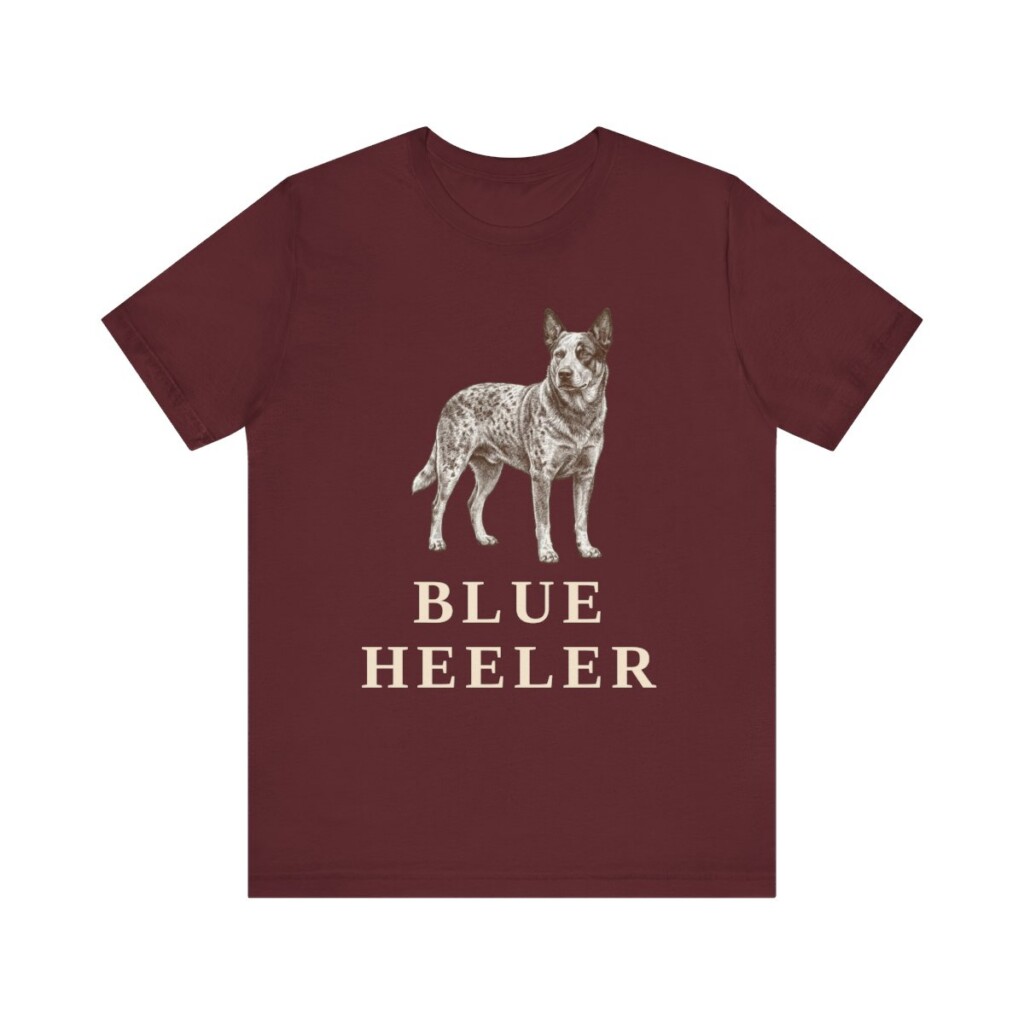 Blue Heeler Lover Shirt, Vintage Dog Sketch Tee, Dog Lover Gift Blue Heeler Lover Shirt, Vintage Dog Sketch Tee, Dog Lover Gift