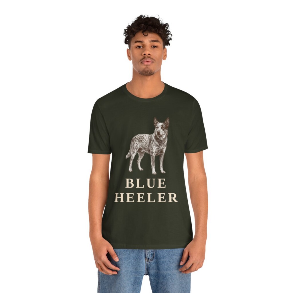 Blue Heeler Lover Shirt, Vintage Dog Sketch Tee, Dog Lover Gift Blue Heeler Lover Shirt, Vintage Dog Sketch Tee, Dog Lover Gift