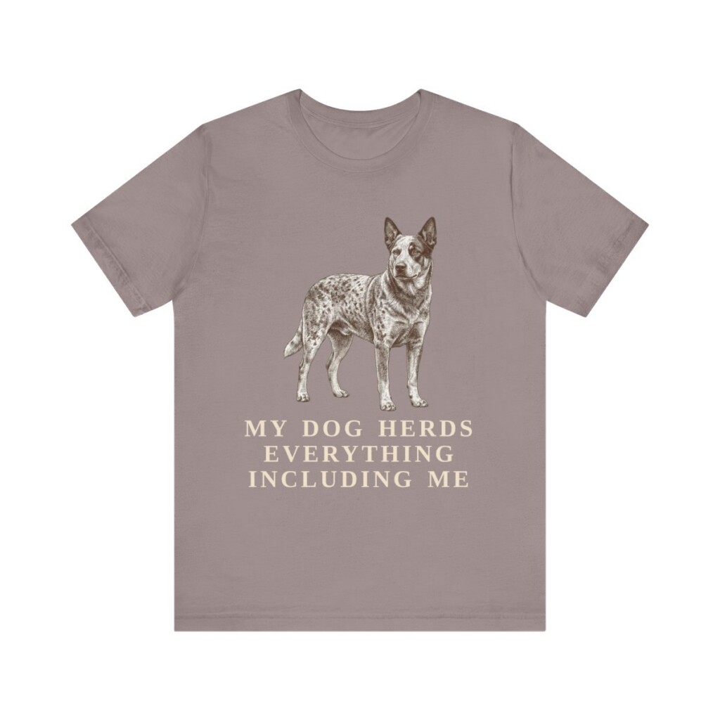 Blue Heeler Humor Shirt, Vintage Dog Sketch Tee, Dog Humor Gift