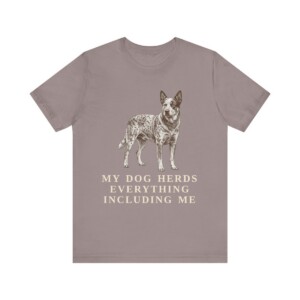 Blue Heeler Humor Shirt, Vintage Dog Sketch Tee, Dog Humor Gift