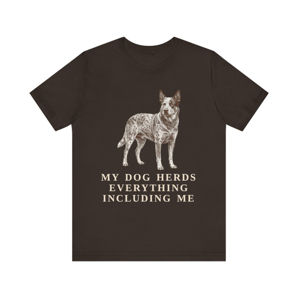 Blue Heeler Humor Shirt, Vintage Dog Sketch Tee, Dog Humor Gift