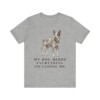Blue Heeler Humor Shirt, Vintage Dog Sketch Tee, Dog Humor Gift