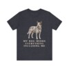 Blue Heeler Humor Shirt, Vintage Dog Sketch Tee, Dog Humor Gift