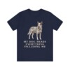 Blue Heeler Humor Shirt, Vintage Dog Sketch Tee, Dog Humor Gift