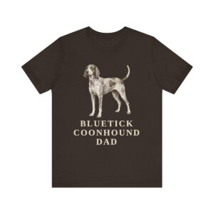 Bluetick Coonhound Dad Shirt, Vintage Dog Sketch Tee, Dog Dad Gift