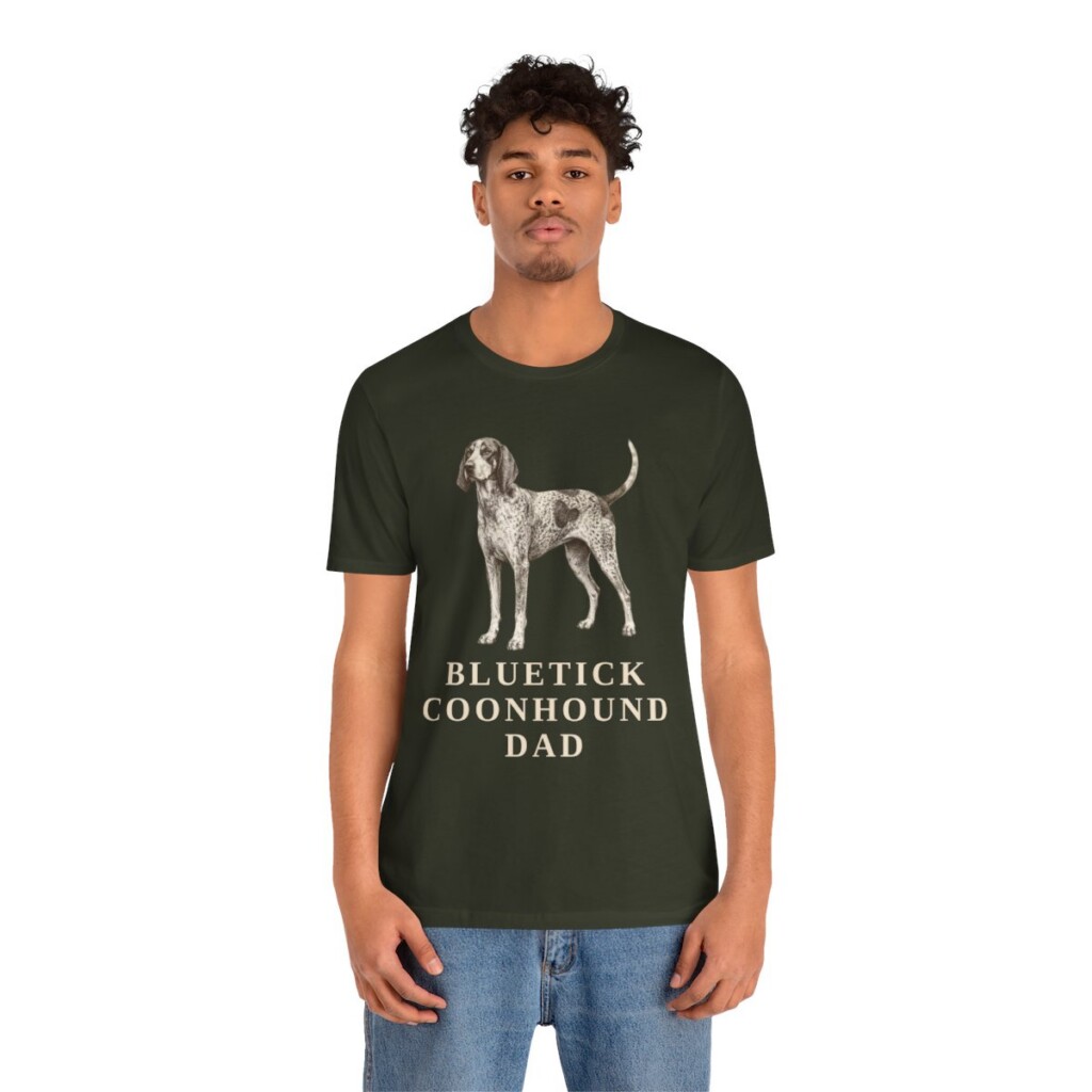 Bluetick Coonhound Dad Shirt, Vintage Dog Sketch Tee, Dog Dad Gift Bluetick Coonhound Dad Shirt, Vintage Dog Sketch Tee, Dog Dad Gift