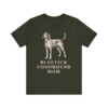 Bluetick Coonhound Mom Shirt, Vintage Dog Sketch Tee, Dog Mom Gift