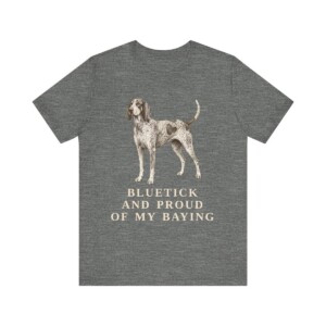Bluetick Coonhound Humor Shirt, Vintage Dog Sketch Tee, Dog Humor Gift