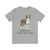 Border Collie Dad Shirt, Vintage Dog Sketch Tee, Dog Dad Gift Border Collie Dad Shirt, Vintage Dog Sketch Tee, Dog Dad Gift