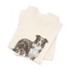 Border Collie Dad Shirt, Vintage Dog Sketch Tee, Dog Dad Gift Border Collie Dad Shirt, Vintage Dog Sketch Tee, Dog Dad Gift