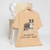 Border Collie Dad Shirt, Vintage Dog Sketch Tee, Dog Dad Gift Border Collie Dad Shirt, Vintage Dog Sketch Tee, Dog Dad Gift