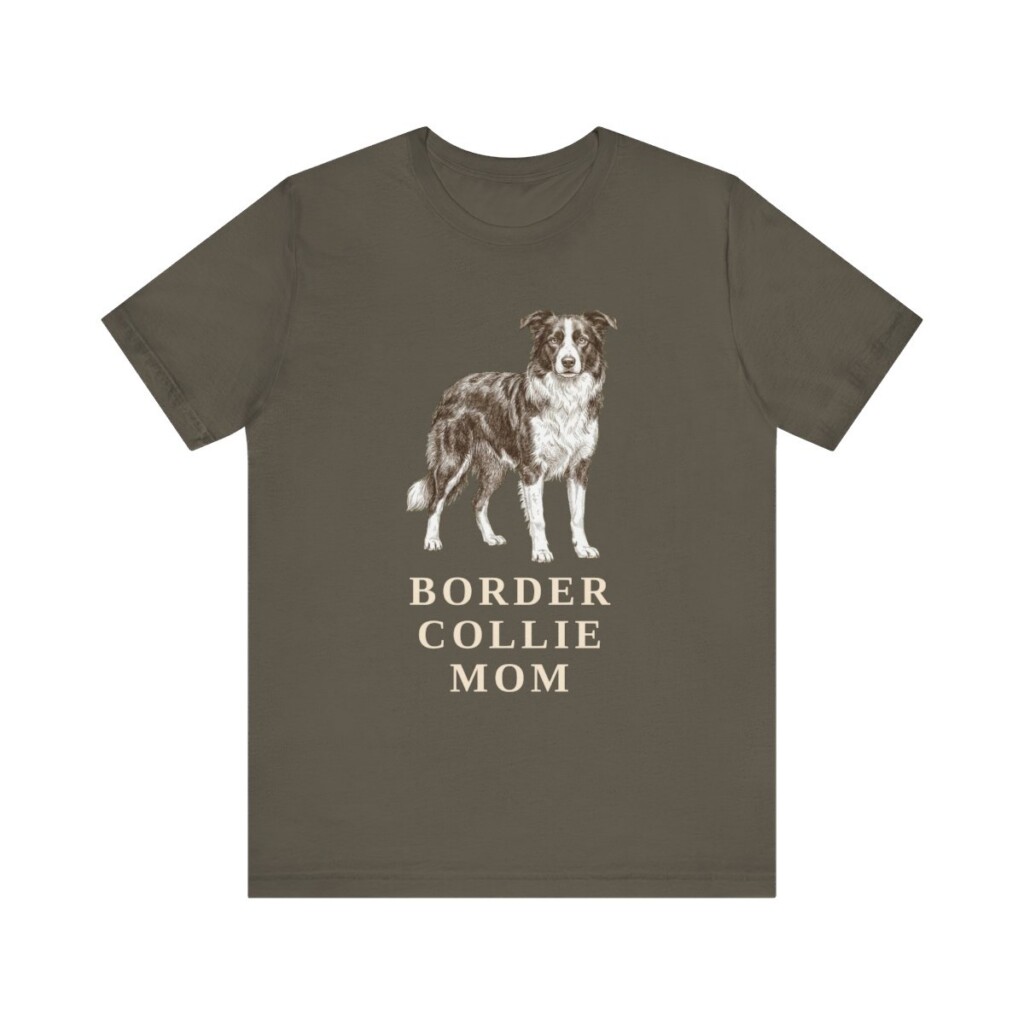 Border Collie Mom Shirt, Vintage Dog Sketch Tee, Dog Mom Gift Border Collie Mom Shirt, Vintage Dog Sketch Tee, Dog Mom Gift