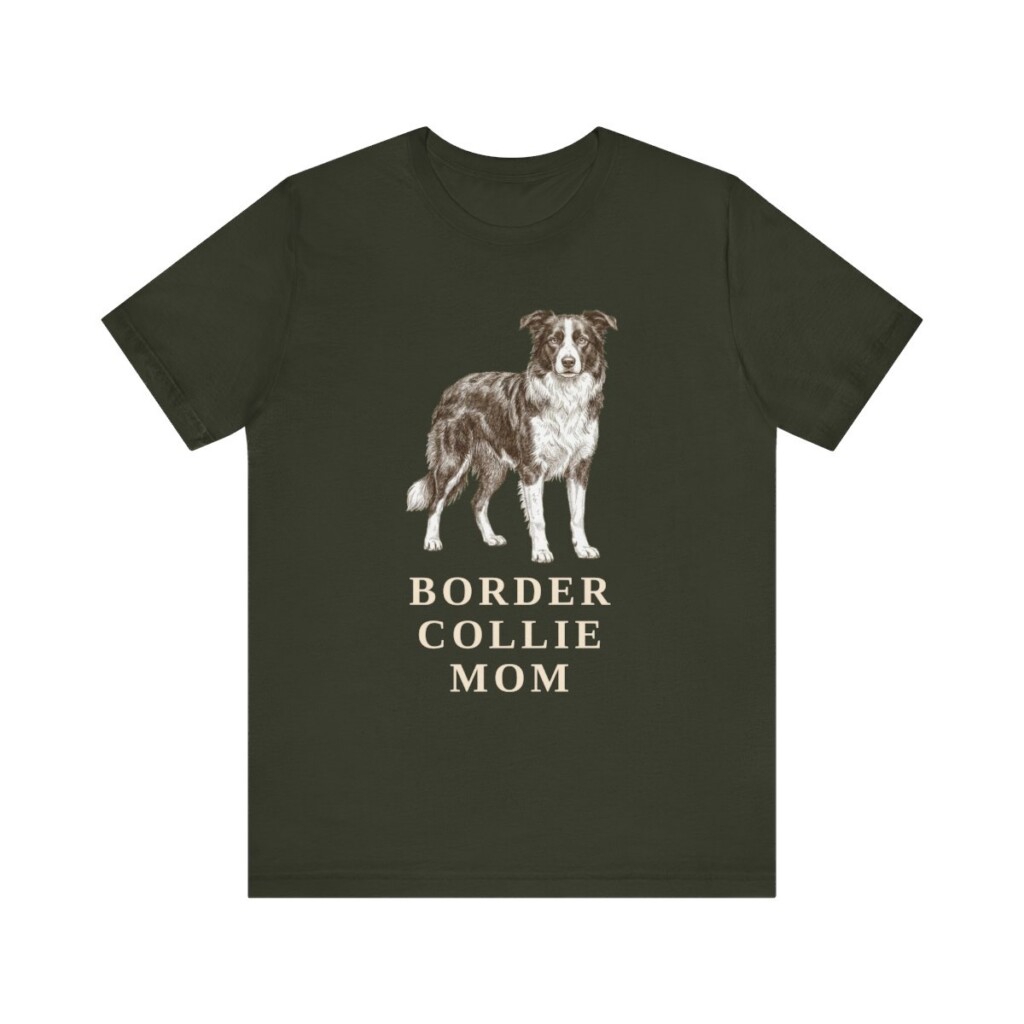Border Collie Mom Shirt, Vintage Dog Sketch Tee, Dog Mom Gift Border Collie Mom Shirt, Vintage Dog Sketch Tee, Dog Mom Gift