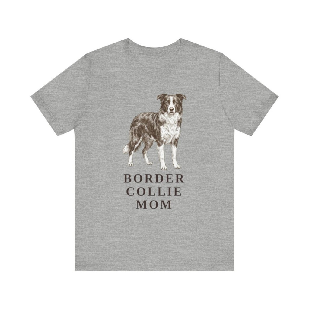 Border Collie Mom Shirt, Vintage Dog Sketch Tee, Dog Mom Gift Border Collie Mom Shirt, Vintage Dog Sketch Tee, Dog Mom Gift