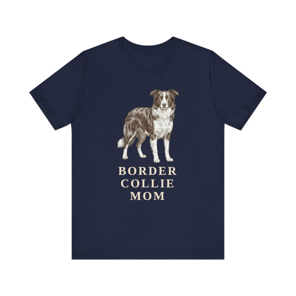 Border Collie Mom Shirt, Vintage Dog Sketch Tee, Dog Mom Gift Border Collie Mom Shirt, Vintage Dog Sketch Tee, Dog Mom Gift