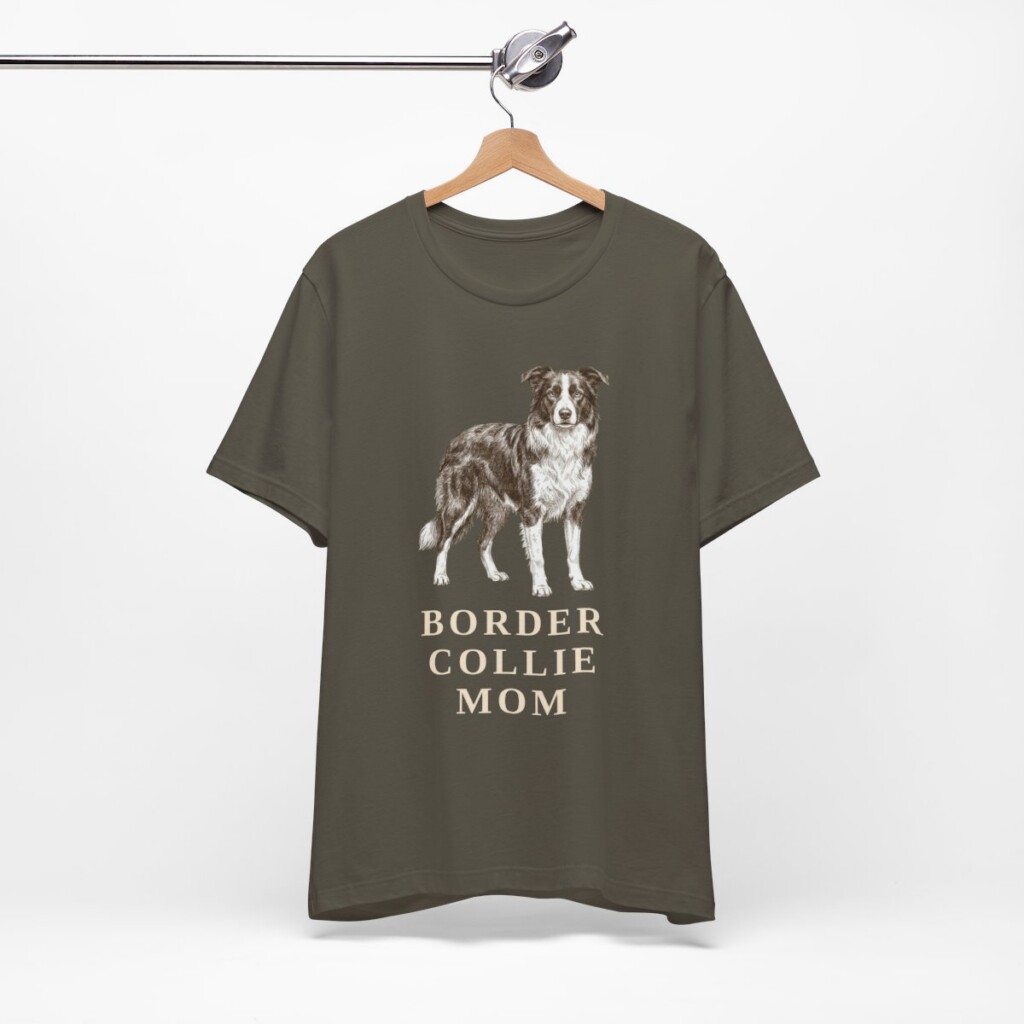 Border Collie Mom Shirt, Vintage Dog Sketch Tee, Dog Mom Gift Border Collie Mom Shirt, Vintage Dog Sketch Tee, Dog Mom Gift