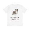 Border Collie Lover Shirt, Vintage Dog Sketch Tee, Dog Lover Gift Border Collie Lover Shirt, Vintage Dog Sketch Tee, Dog Lover Gift