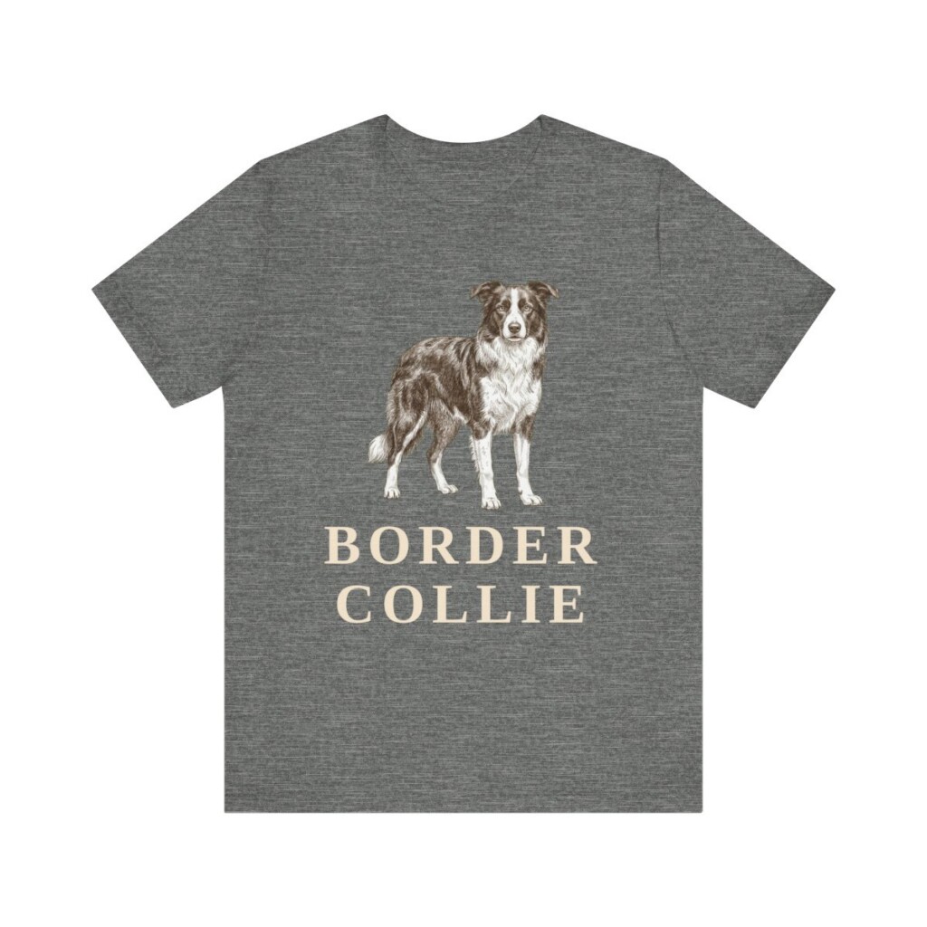 Border Collie Lover Shirt, Vintage Dog Sketch Tee, Dog Lover Gift Border Collie Lover Shirt, Vintage Dog Sketch Tee, Dog Lover Gift