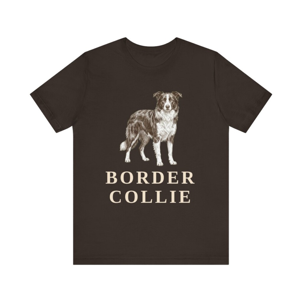 Border Collie Lover Shirt, Vintage Dog Sketch Tee, Dog Lover Gift Border Collie Lover Shirt, Vintage Dog Sketch Tee, Dog Lover Gift