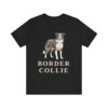 Border Collie Lover Shirt, Vintage Dog Sketch Tee, Dog Lover Gift Border Collie Lover Shirt, Vintage Dog Sketch Tee, Dog Lover Gift