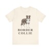Border Collie Lover Shirt, Vintage Dog Sketch Tee, Dog Lover Gift Border Collie Lover Shirt, Vintage Dog Sketch Tee, Dog Lover Gift
