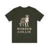 Border Collie Lover Shirt, Vintage Dog Sketch Tee, Dog Lover Gift Border Collie Lover Shirt, Vintage Dog Sketch Tee, Dog Lover Gift