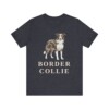 Border Collie Lover Shirt, Vintage Dog Sketch Tee, Dog Lover Gift Border Collie Lover Shirt, Vintage Dog Sketch Tee, Dog Lover Gift