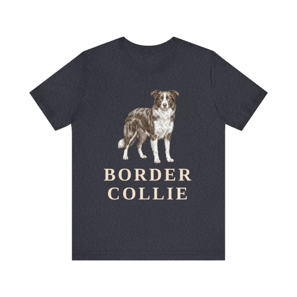 Border Collie Lover Shirt, Vintage Dog Sketch Tee, Dog Lover Gift Border Collie Lover Shirt, Vintage Dog Sketch Tee, Dog Lover Gift