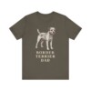 Border Terrier Dad Shirt, Vintage Dog Sketch Tee, Dog Dad Gift