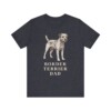 Border Terrier Dad Shirt, Vintage Dog Sketch Tee, Dog Dad Gift