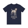Border Terrier Dad Shirt, Vintage Dog Sketch Tee, Dog Dad Gift