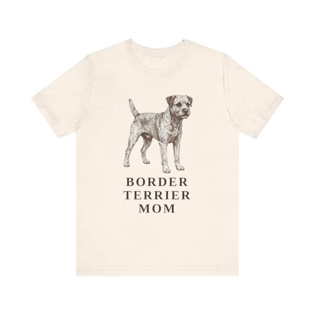 Border Terrier Mom Shirt, Vintage Dog Sketch Tee, Dog Mom Gift Border Terrier Mom Shirt, Vintage Dog Sketch Tee, Dog Mom Gift