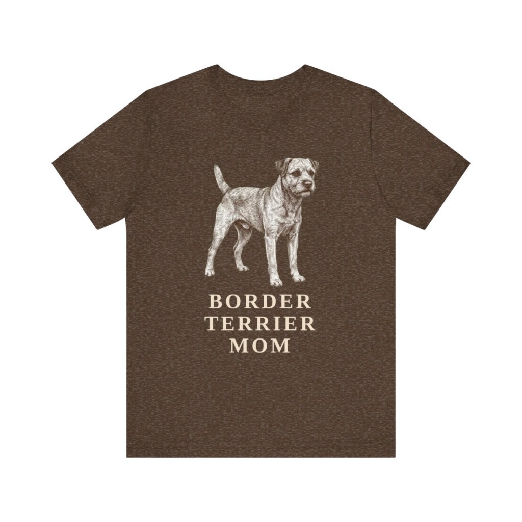 Border Terrier Mom Shirt, Vintage Dog Sketch Tee, Dog Mom Gift Border Terrier Mom Shirt, Vintage Dog Sketch Tee, Dog Mom Gift
