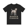 Border Terrier Lover Shirt, Vintage Dog Sketch Tee, Dog Lover Gift