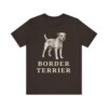 Border Terrier Lover Shirt, Vintage Dog Sketch Tee, Dog Lover Gift