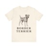 Border Terrier Lover Shirt, Vintage Dog Sketch Tee, Dog Lover Gift