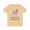 Border Terrier Lover Shirt, Vintage Dog Sketch Tee, Dog Lover Gift