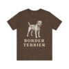 Border Terrier Lover Shirt, Vintage Dog Sketch Tee, Dog Lover Gift