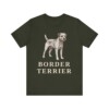 Border Terrier Lover Shirt, Vintage Dog Sketch Tee, Dog Lover Gift