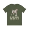 Border Terrier Lover Shirt, Vintage Dog Sketch Tee, Dog Lover Gift