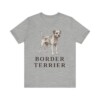 Border Terrier Lover Shirt, Vintage Dog Sketch Tee, Dog Lover Gift