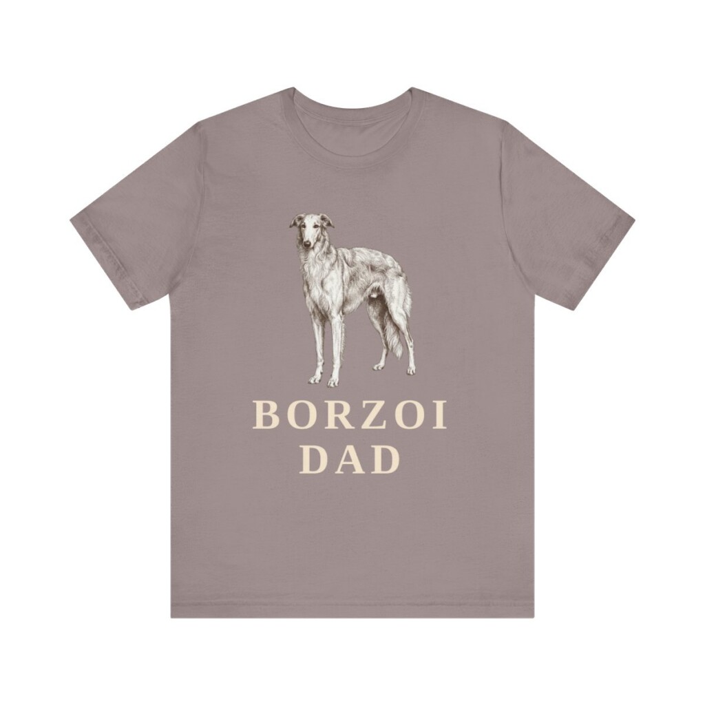 Borzoi Dad Shirt, Vintage Dog Sketch Tee, Dog Dad Gift Borzoi Dad Shirt, Vintage Dog Sketch Tee, Dog Dad Gift
