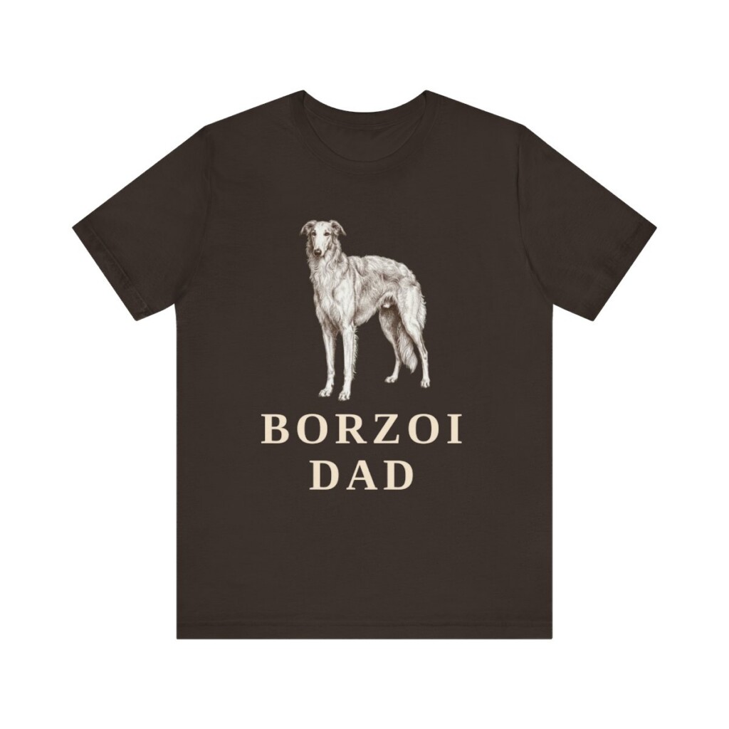 Borzoi Dad Shirt, Vintage Dog Sketch Tee, Dog Dad Gift Borzoi Dad Shirt, Vintage Dog Sketch Tee, Dog Dad Gift