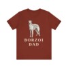 Borzoi Dad Shirt, Vintage Dog Sketch Tee, Dog Dad Gift Borzoi Dad Shirt, Vintage Dog Sketch Tee, Dog Dad Gift