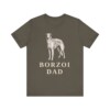 Borzoi Dad Shirt, Vintage Dog Sketch Tee, Dog Dad Gift Borzoi Dad Shirt, Vintage Dog Sketch Tee, Dog Dad Gift
