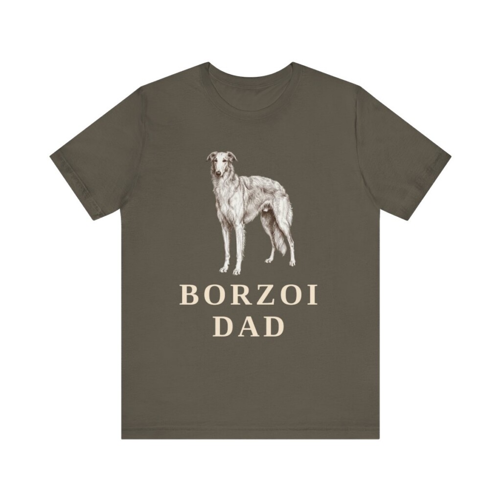 Borzoi Dad Shirt, Vintage Dog Sketch Tee, Dog Dad Gift Borzoi Dad Shirt, Vintage Dog Sketch Tee, Dog Dad Gift