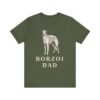 Borzoi Dad Shirt, Vintage Dog Sketch Tee, Dog Dad Gift Borzoi Dad Shirt, Vintage Dog Sketch Tee, Dog Dad Gift