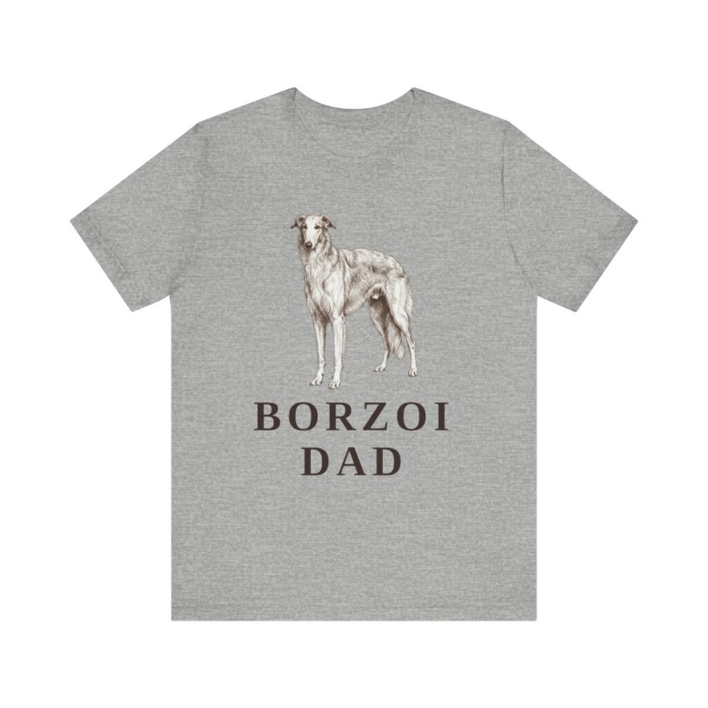 Borzoi Dad Shirt, Vintage Dog Sketch Tee, Dog Dad Gift Borzoi Dad Shirt, Vintage Dog Sketch Tee, Dog Dad Gift