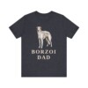 Borzoi Dad Shirt, Vintage Dog Sketch Tee, Dog Dad Gift Borzoi Dad Shirt, Vintage Dog Sketch Tee, Dog Dad Gift