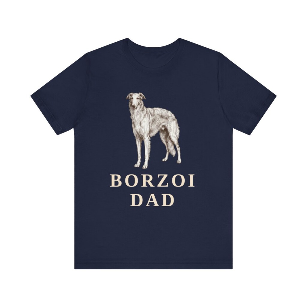 Borzoi Dad Shirt, Vintage Dog Sketch Tee, Dog Dad Gift Borzoi Dad Shirt, Vintage Dog Sketch Tee, Dog Dad Gift